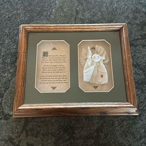 Home decor dirty faced angel shadow box